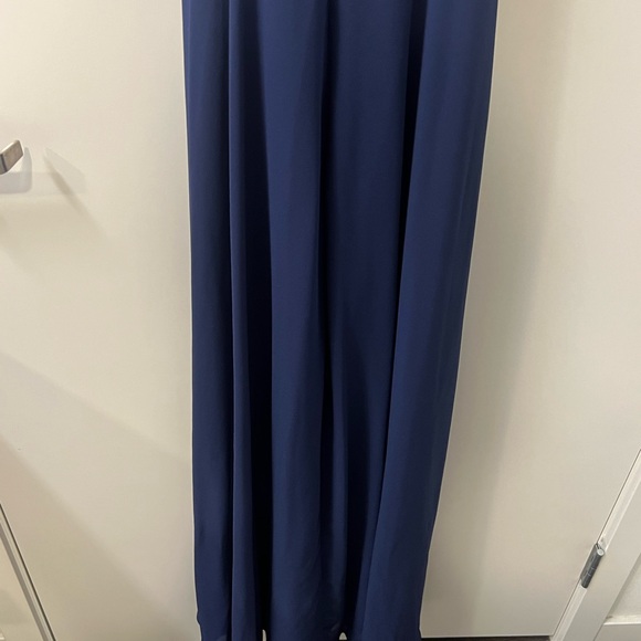 Dance All Evening Navy Blue Lace Maxi Dress - Women’s Small - Picture 6 of 8